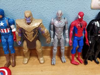 Lote 10 figuras Marvel 30 cm y star wars