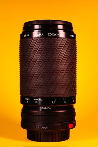 Objetivo sigma MF 75-200mm f3.8 para canon