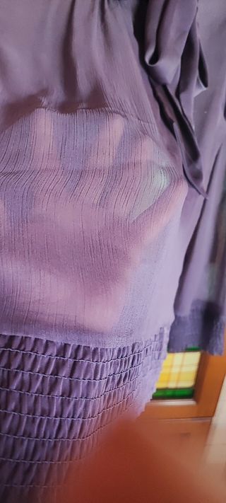 camicia donna TG M tulle Sisley