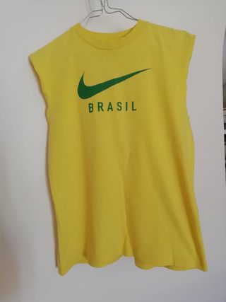 Canotta Nike del Brasile in cotone 