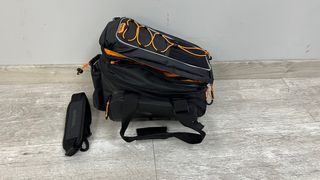 Bolsa alforjas para portabultos