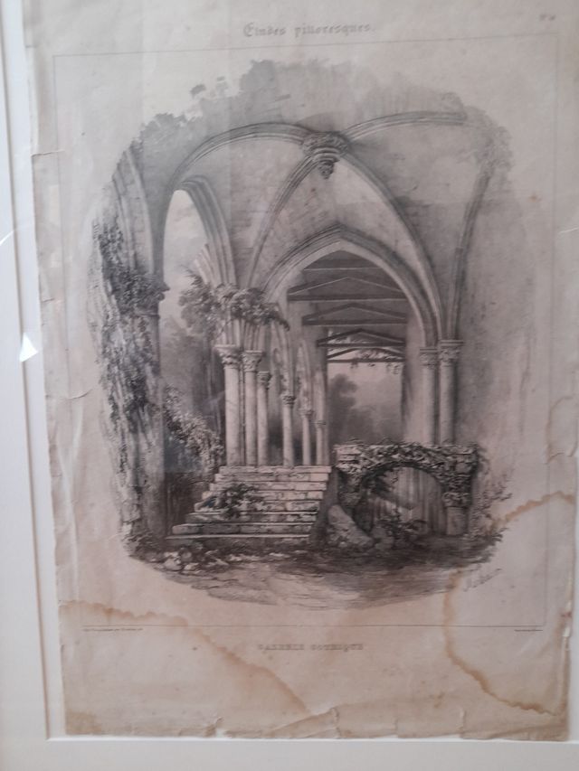 Grabado francés siglo XIX