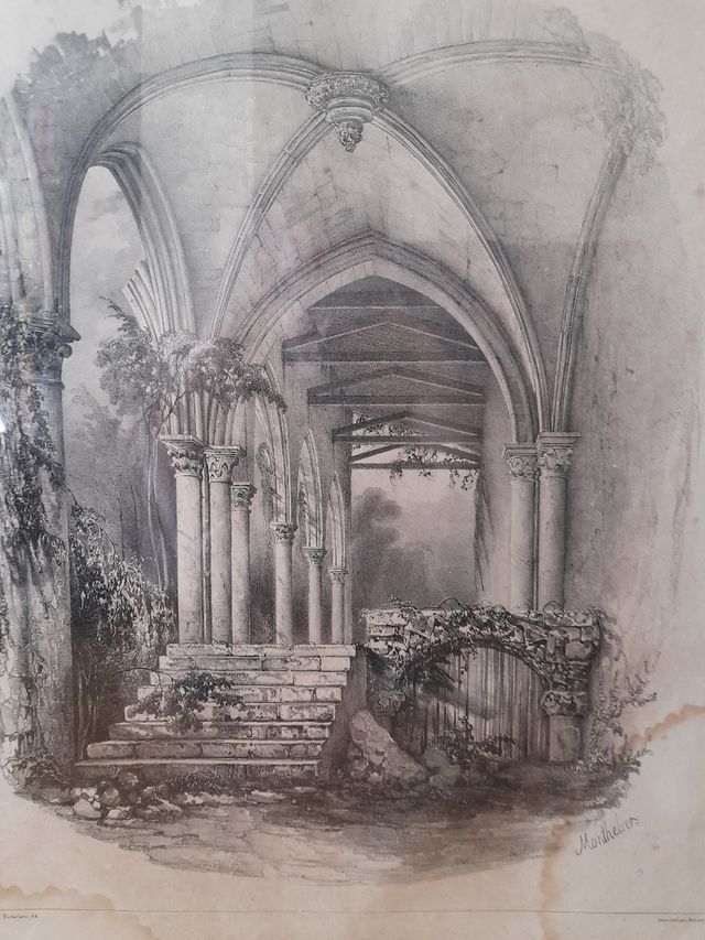 Grabado francés siglo XIX