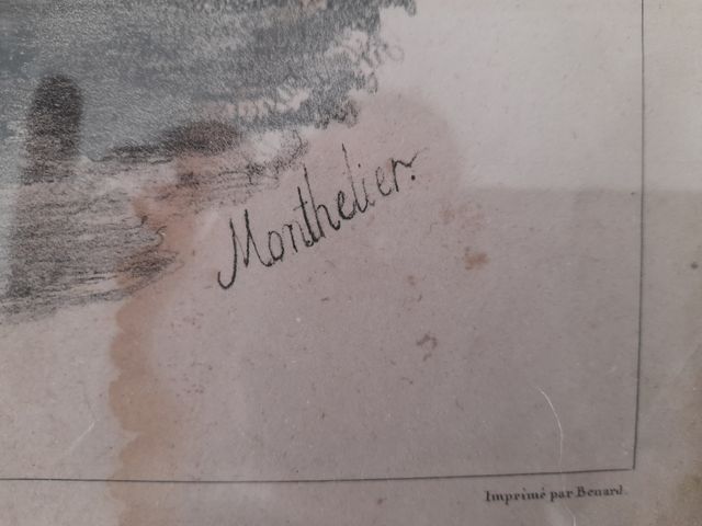 Grabado francés siglo XIX