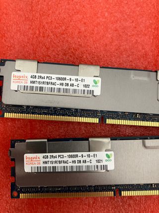 Memorias RAM DDR3 4gb x 2