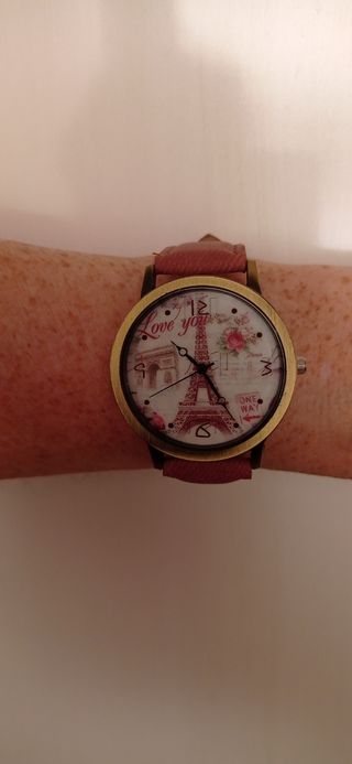 Reloj de pulsera, esfera grande