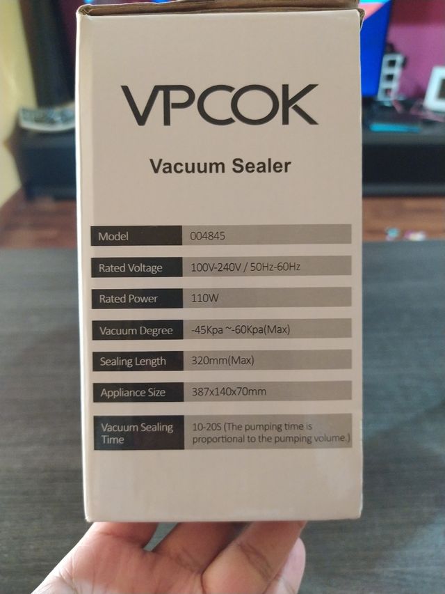 Envasadora al vacío