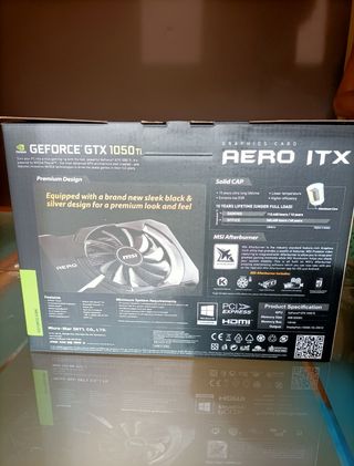 PC GAMING GTX 1050ti AERO 4gb/i5 7400/8GB/1TB