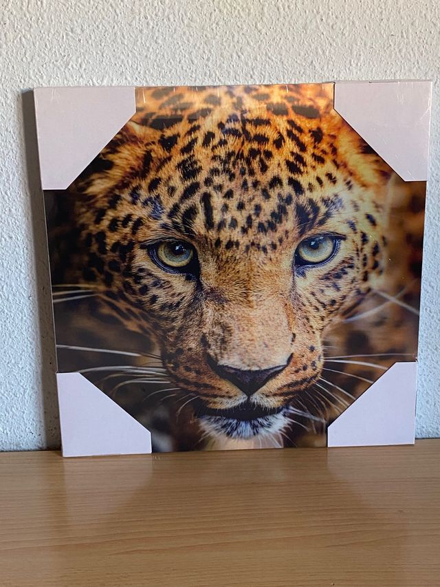 Cuadro Leopardo Realista
