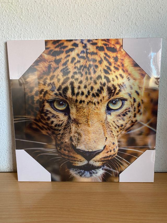 Cuadro Leopardo Realista