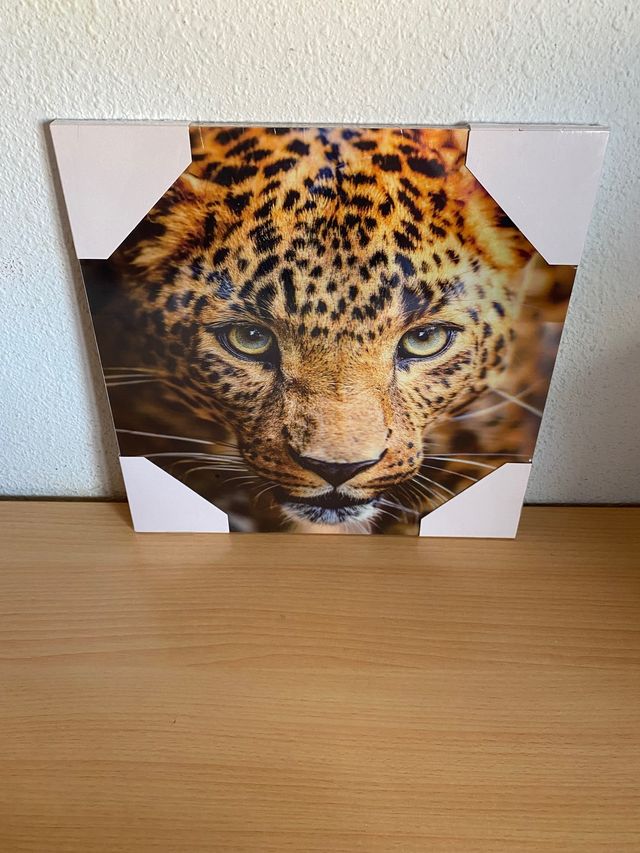 Cuadro Leopardo Realista
