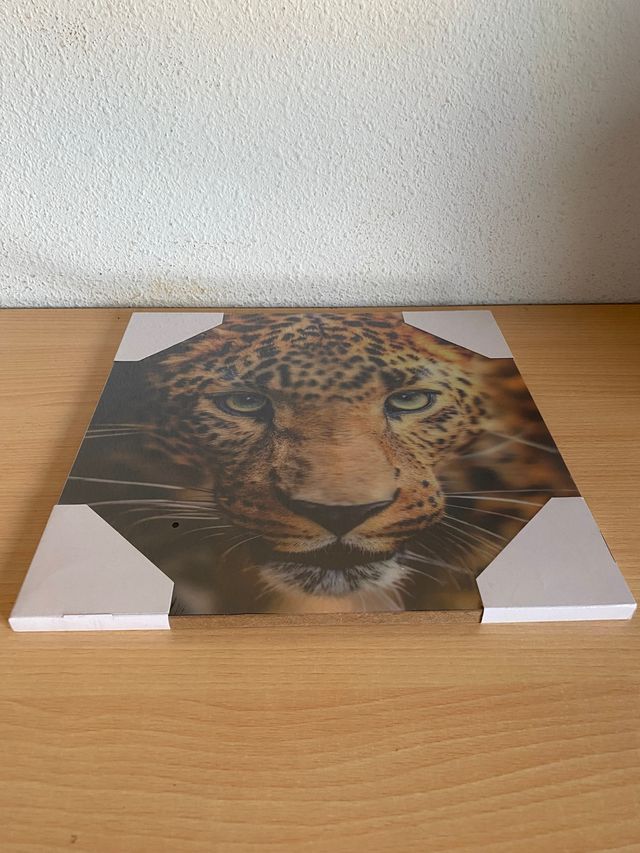 Cuadro Leopardo Realista