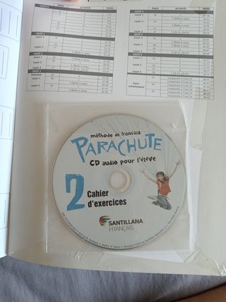 Parachute 2. Cahier d'exercises. Santillana