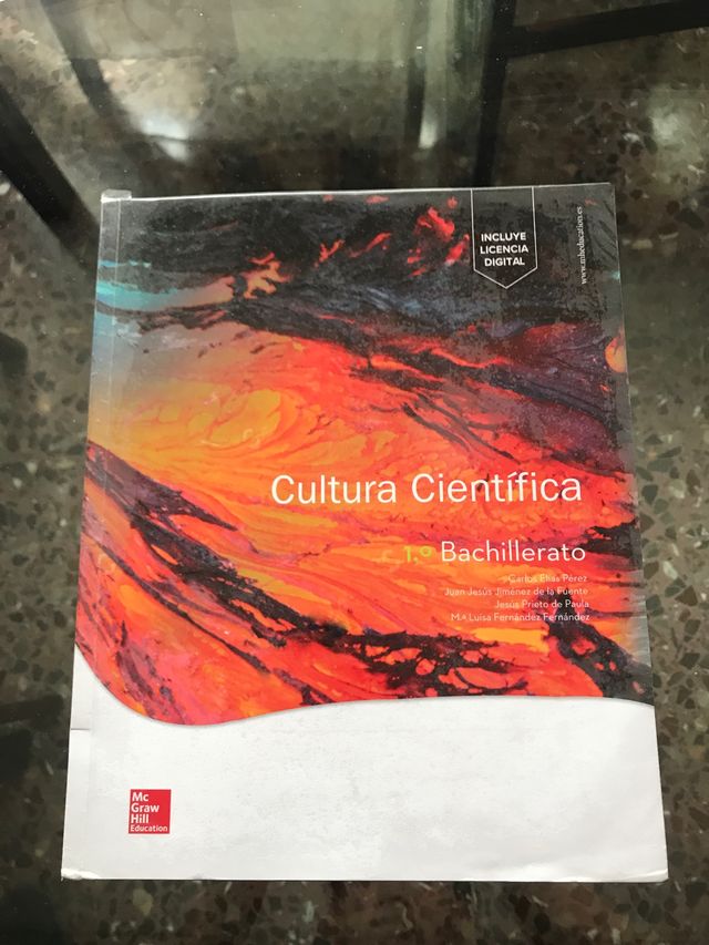 Libro Cultura Cientifica 1ºBACHILLER