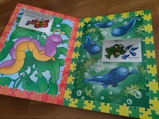 Libro + puzzle para niños