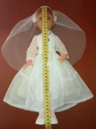 Muñeca de comunión antigüa, año 1967 👰