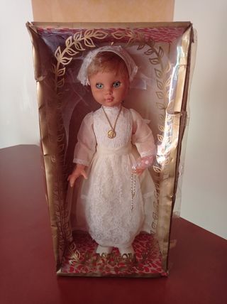 Muñeca de comunión antigüa, año 1967 👰