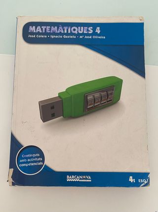 Libro matemáticas 4 ESO