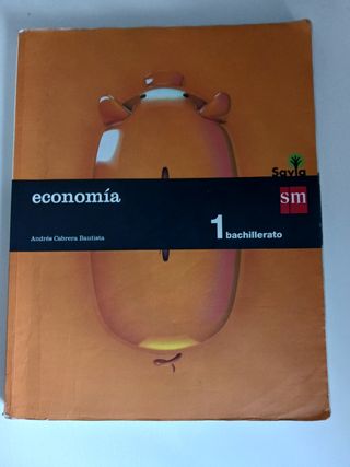 Libro economía 1° Bach.  Savia