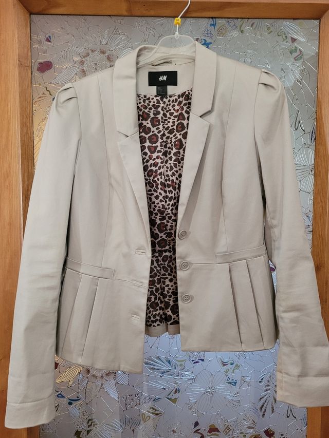 Americana Blazer beis