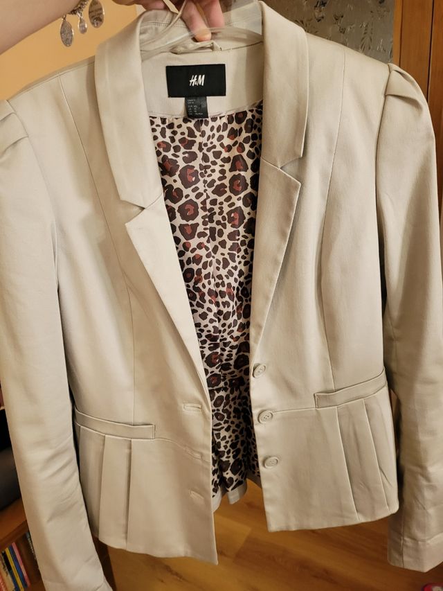 Americana Blazer beis