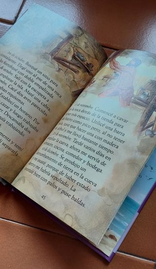 Libro Robinson Crusoe de susaeta