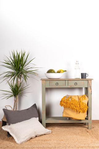 Consola de madera para entradita o mueble auxiliar