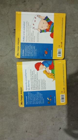 5 Libros por  8€ ( Teo, Caillou y Contrarios)