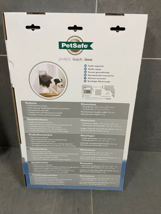 Puerta Staywell para mascotas.