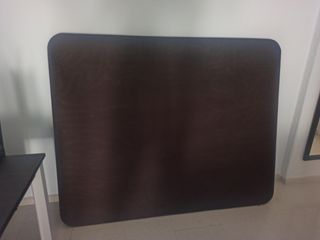 Base Tapizada Marrón 150x190