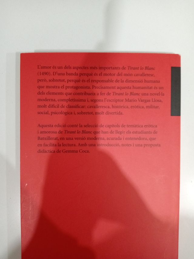 Libro Tirant lo Blanc ISBN 9788424641351