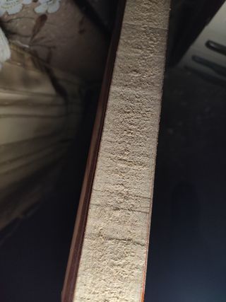 Última puerta de madera maciza sapelly con espejo