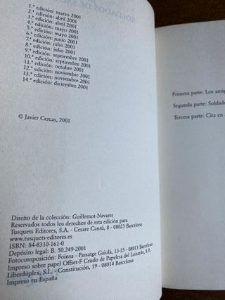 Soldados de Salamina Javier Cercas