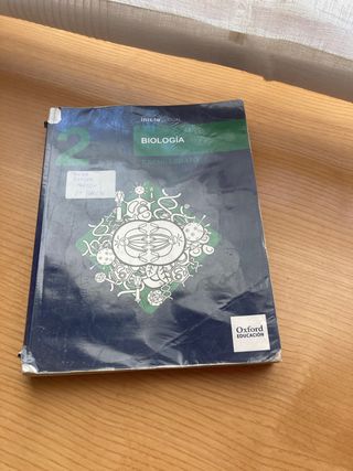 Libro de biología de 2 bachillerato