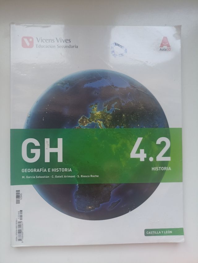 Libro geografía e historia 4 eso