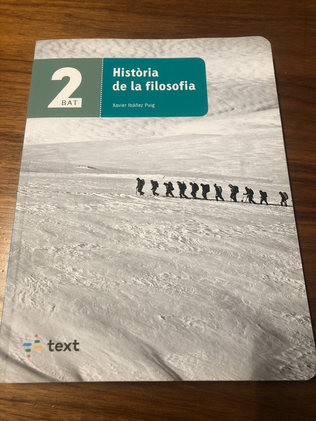 Libro "Història de la filosofia"