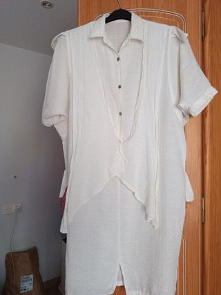 Vestido premamá gasa vintage