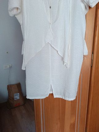 Vestido premamá gasa vintage