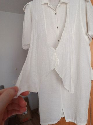 Vestido premamá gasa vintage