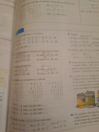 Libros 1 ESO Matemáticas, Anaya