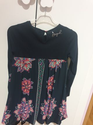 vestido niña desigual 9/10 años