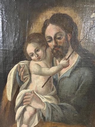 Antiguo Óleo de San José.