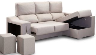 SOFÁ BARATO CHAISELONGUE CARTAGENA LA MANGA BEIGE