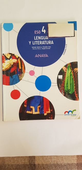 Lengua y Literatura 4 ESO ed. Anaya