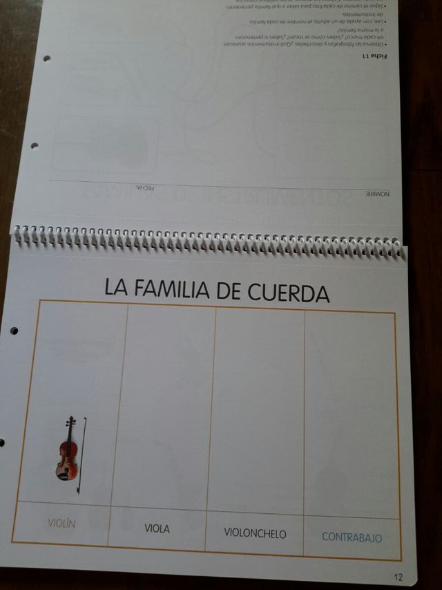 ¡Cuánto sabemos! La Orquesta. Nivel 1