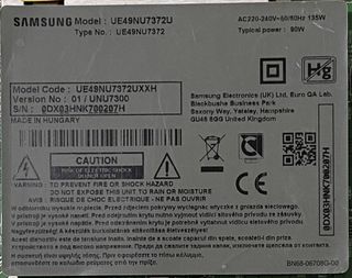 Cable Samsung BN96-39820F BN96-39821F UE49NU7372U