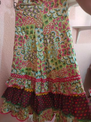 Falda para romería