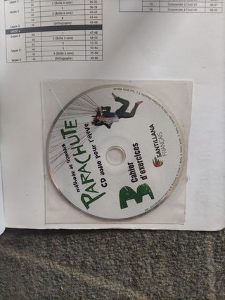 parachute cahier d'exercices