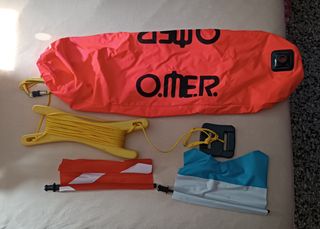 equipo completo de pesca submarina