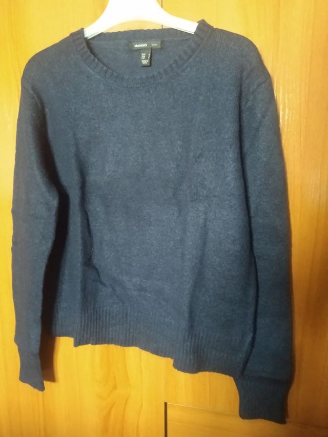 Jersey azul marino de Mango